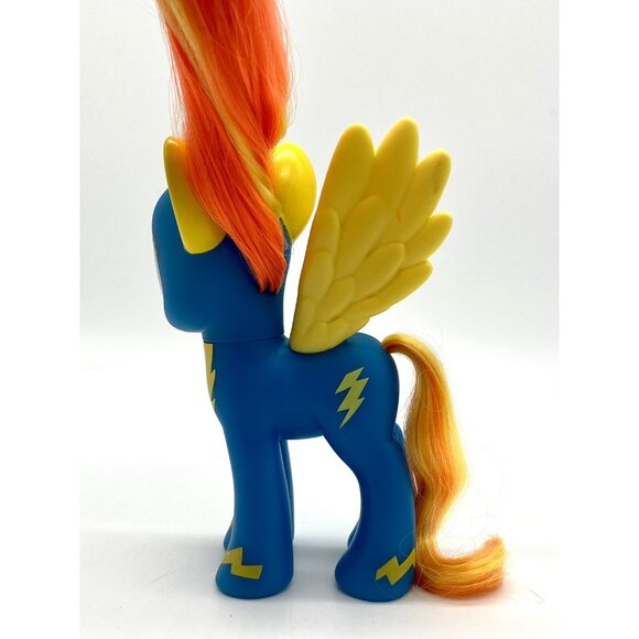 My Little Pony FIM G4 Wonderbolts Spitfire Blue Orange Yellow Lightning Bolt 6” - Picture 3 of 7
